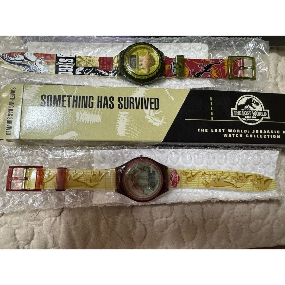 Burger King Jurassic Park-The Lost World Watch Collection 1997 Lot of 4 Working